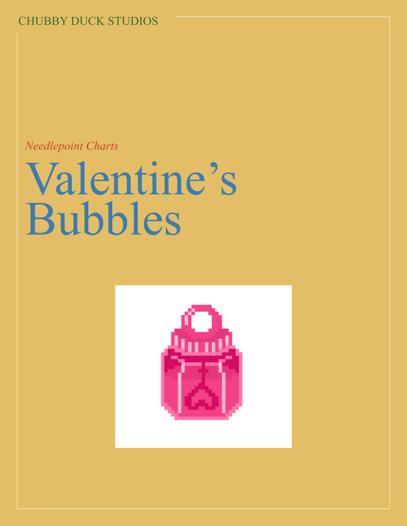 Valentine's bubbles chart